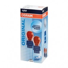 3757 АК 12v  27/7w  P7/7WY2  W2,5x16q (пласт.цоколь ОРАНЖ) OSRAM  автолампа